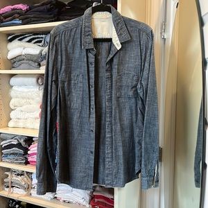 Alternative denim button down